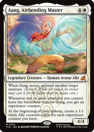 Aang, Airbending Master (TLE-074) [Avatar: The Last Airbender: Eternal-Legal]