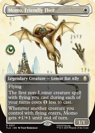 Momo, Friendly Flier (Borderless) (TLA-317) [Avatar: The Last Airbender]