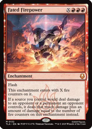 Fated Firepower (TLA-132) [Avatar: The Last Airbender] Foil