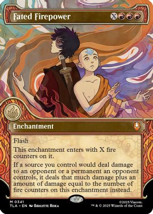 Fated Firepower (Showcase) (TLA-341) [Avatar: The Last Airbender]
