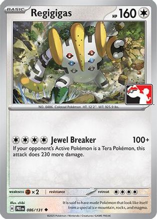 Regigigas (086/131) [Prize Pack Series Cards] - Uncommon