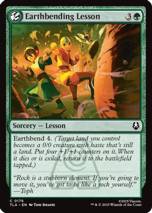 Earthbending Lesson (TLA-176) [Avatar: The Last Airbender]