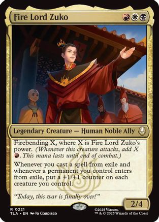 Fire Lord Zuko (TLA-221) [Avatar: The Last Airbender]