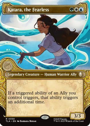 Katara, the Fearless (Showcase) (TLA-350) [Avatar: The Last Airbender]