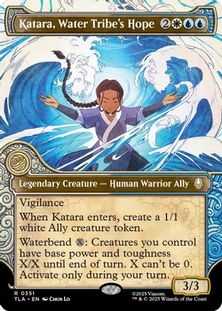 Katara, Water Tribe's Hope (Showcase) (TLA-351) [Avatar: The Last Airbender] Foil