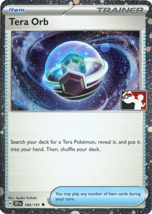 Tera Orb (Cosmos Holo) (189/191) [Prize Pack Series Cards] Holofoil - Uncommon