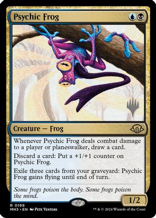 Psychic Frog (PPEOE-199) [Promo Pack: Edge of Eternities] Foil