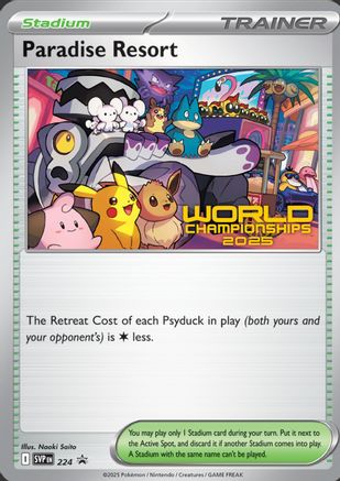Paradise Resort (World Championships 2025) (224) [SV Scarlet & Violet Promo Cards] - Promo