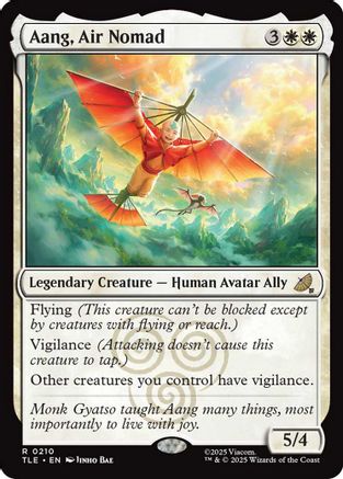 Aang, Air Nomad (TLE-210) [Avatar: The Last Airbender: Eternal-Legal] Foil