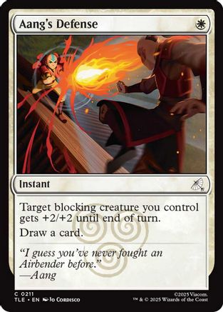 Aang's Defense (TLE-211) [Avatar: The Last Airbender: Eternal-Legal] Foil