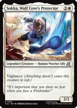 Sokka, Wolf Cove's Protector (TLE-219) [Avatar: The Last Airbender: Eternal-Legal] Foil