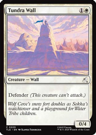 Tundra Wall (TLE-220) [Avatar: The Last Airbender: Eternal-Legal] Foil