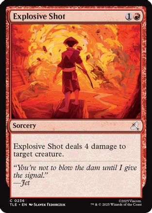 Explosive Shot (TLE-236) [Avatar: The Last Airbender: Eternal-Legal]