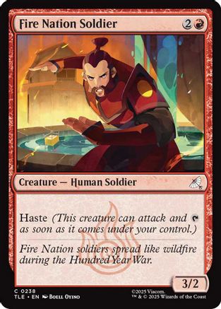 Fire Nation Soldier (TLE-238) [Avatar: The Last Airbender: Eternal-Legal]