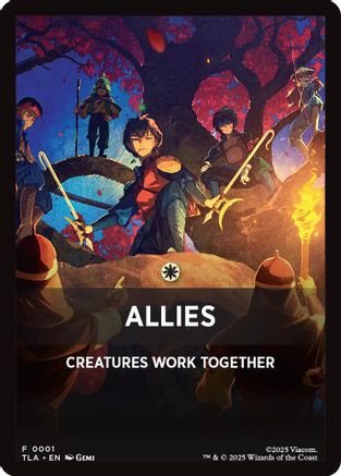 Allies Theme Card (TLA-001) [Avatar: The Last Airbender: Eternal-Legal]