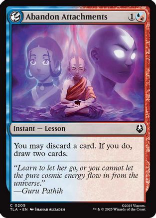 Abandon Attachments (TLA-205) [Avatar: The Last Airbender] Foil