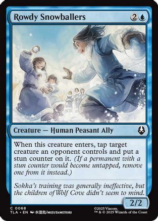 Rowdy Snowballers (TLA-068) [Avatar: The Last Airbender]