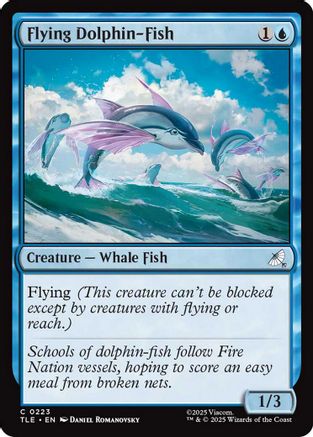 Flying Dolphin-Fish (TLE-223) [Avatar: The Last Airbender: Eternal-Legal] Foil