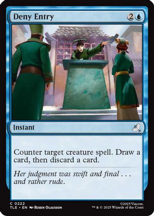 Deny Entry (TLE-222) [Avatar: The Last Airbender: Eternal-Legal]