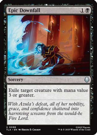 Epic Downfall (TLA-096) [Avatar: The Last Airbender] Foil