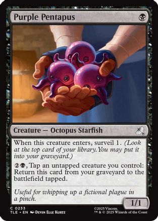 Purple Pentapus (TLE-233) [Avatar: The Last Airbender: Eternal-Legal] Foil