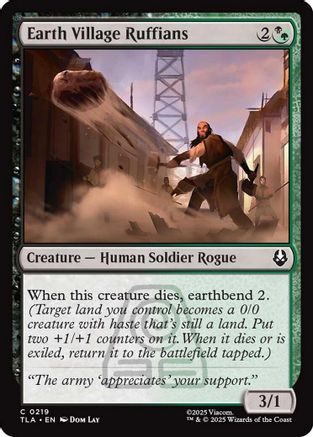 Earth Village Ruffians (TLA-219) [Avatar: The Last Airbender]