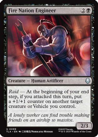 Fire Nation Engineer (TLA-099) [Avatar: The Last Airbender] Foil