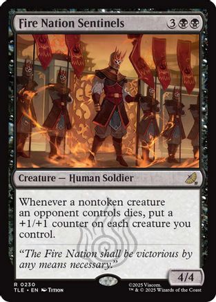Fire Nation Sentinels (TLE-230) [Avatar: The Last Airbender: Eternal-Legal] Foil