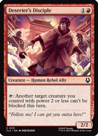 Deserter's Disciple (TLA-131) [Avatar: The Last Airbender] Foil