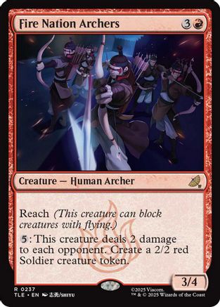 Fire Nation Archers (TLE-237) [Avatar: The Last Airbender: Eternal-Legal]