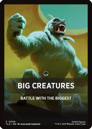 Big Creatures Theme Card (TLA-009) [Avatar: The Last Airbender]