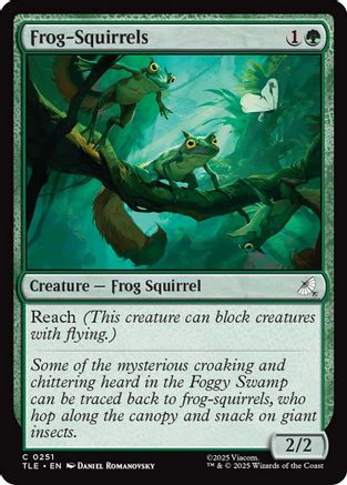 Frog-Squirrels (TLE-251) [Avatar: The Last Airbender: Eternal-Legal] Foil