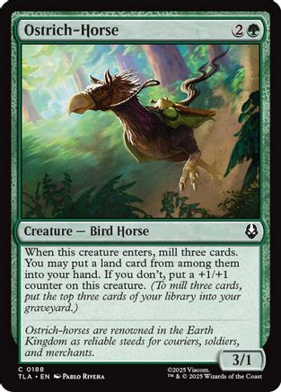 Ostrich-Horse (TLA-188) [Avatar: The Last Airbender] Foil