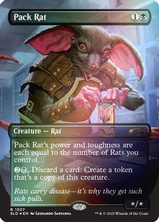 Pack Rat (SLD-1307) (Rainbow Foil) [Secret Lair Drop Series] Foil