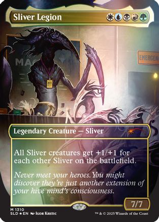Sliver Legion (SLD-1310) (Rainbow Foil) [Secret Lair Drop Series] Foil