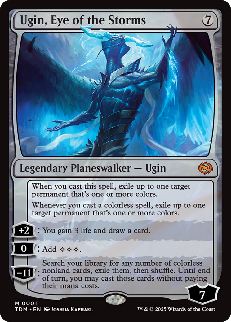 Ugin, Eye of the Storms (TDM-001) [Tarkir: Dragonstorm]