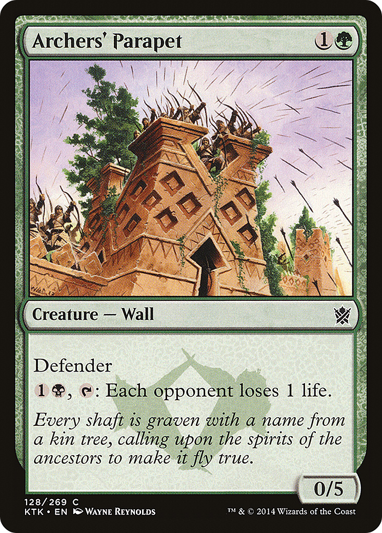 Archers' Parapet (KTK-128) [Khans of Tarkir]