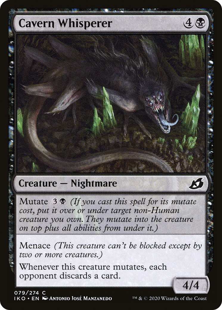 Cavern Whisperer (IKO-079) [Ikoria: Lair of Behemoths] Foil