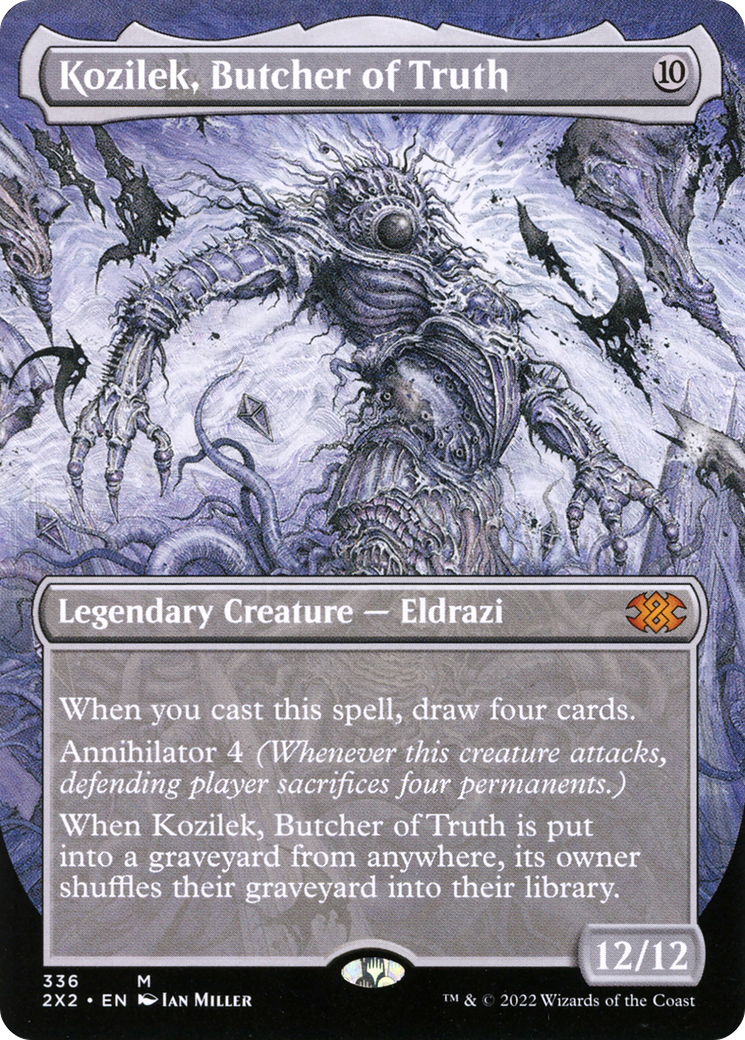 Kozilek, Butcher of Truth (Borderless) (2X2-336) [Double Masters 2022]