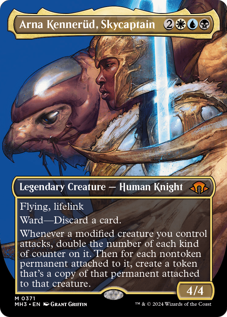 Arna Kennerud, Skycaptain (Borderless) (MH3-371) [Modern Horizons 3] Foil