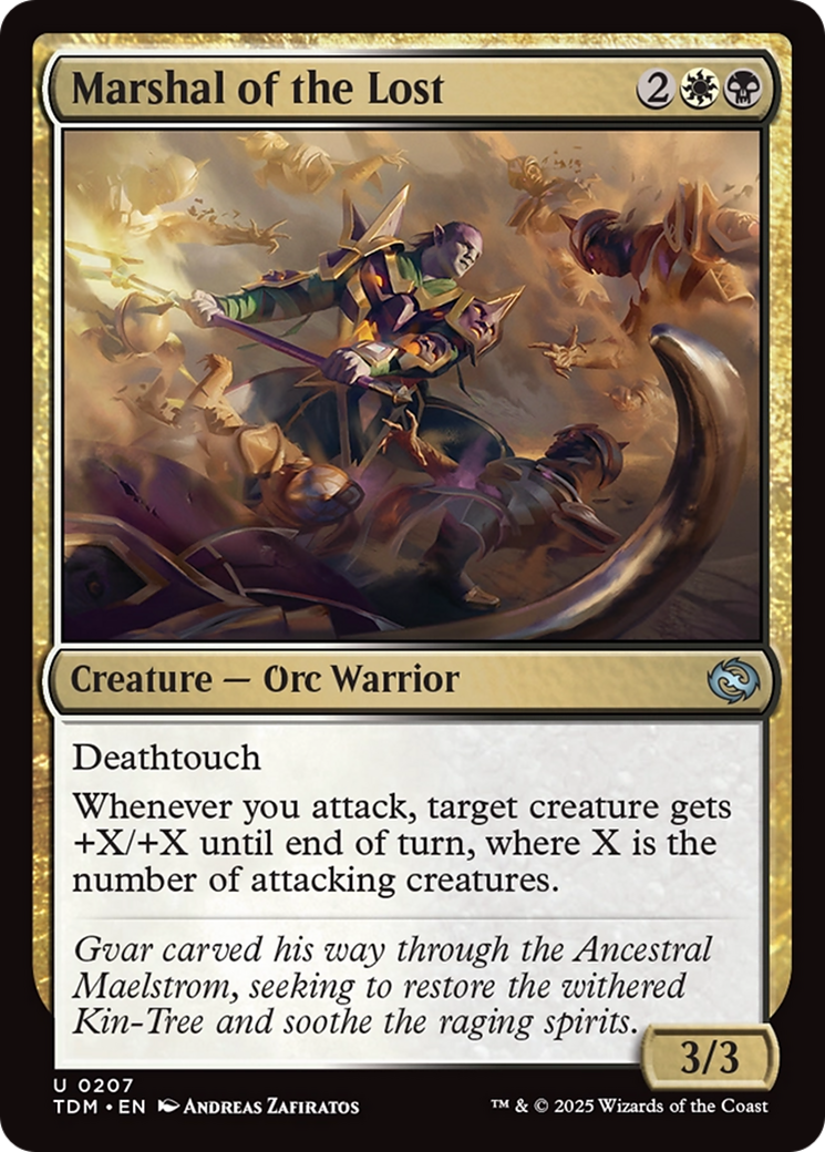 Marshal of the Lost (TDM-207) [Tarkir: Dragonstorm] Foil