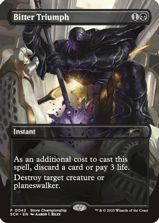 Bitter Triumph (GAME-042) [Game Day & Store Championship Promos]