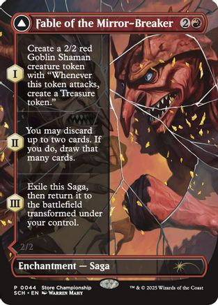 Fable of the Mirror-Breaker (GAME-044) [Game Day & Store Championship Promos] Foil