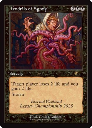 Tendrils of Agony (Retro Frame) (Eternal Weekend 2025 Promo) (UMP-001) [Unique and Miscellaneous Promos] Foil