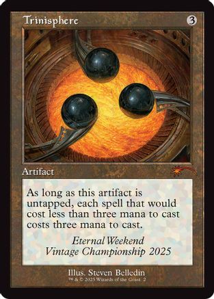 Trinisphere (Retro Frame) (Eternal Weekend 2025 Promo) (UMP-002) [Unique and Miscellaneous Promos] Foil