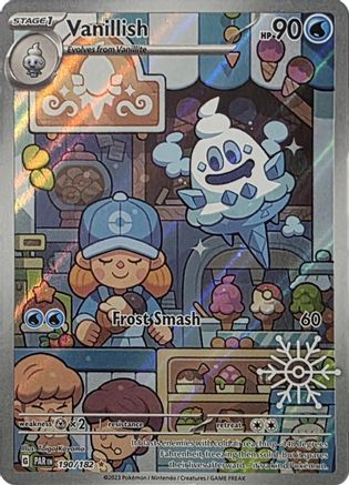 Vanillish (Holiday Calendar) (190/182) [Miscellaneous Cards & Products] Holofoil - Illustration Rare