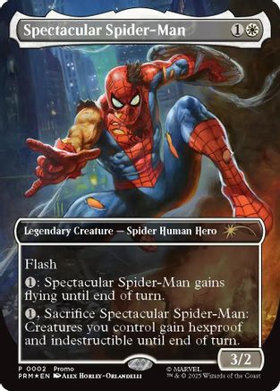 Spectacular Spider-Man (Borderless) (MEDIA-002) [Media Promos] Foil