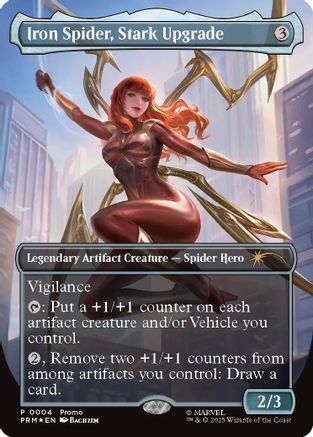Iron Spider, Stark Upgrade (Borderless) (MEDIA-004) [Media Promos] Foil