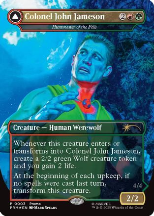 Colonel John Jameson - Huntmaster of the Fells (Borderless) (MEDIA-003) [Media Promos] Foil