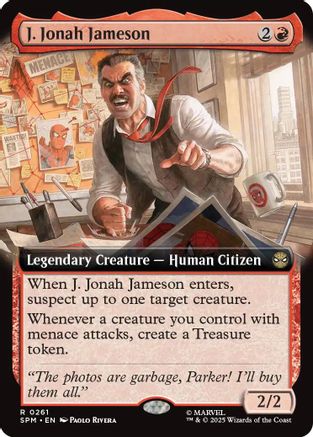 J. Jonah Jameson (Extended Art) (SPM-261) [Marvel's Spider-Man] Foil